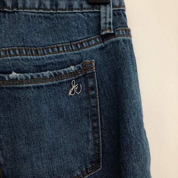 Sam Edelman Mary Jane High Rise Straight Crop Jean - Picture 9 of 10